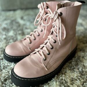 Pink Lace-Up Ankle Boots Mix No 6 Women’s 11